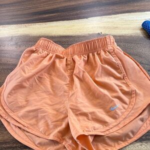 Nike Women's Bright Orange Athletic Shorts